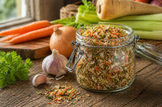 Homemade Dehydrated Vegetable Soup Mix — Zero Waste Cooking